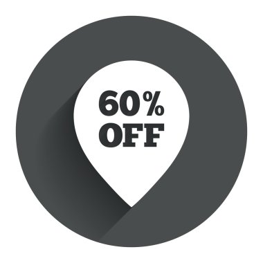 yüzde 60'ı Satılık işaretçi