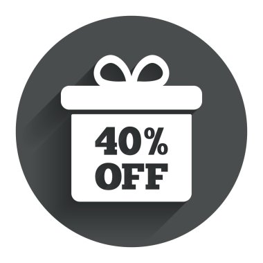 yüzde 40 satış hediye kutusu