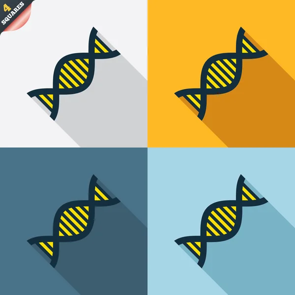 DNA sign icons — Stock Vector