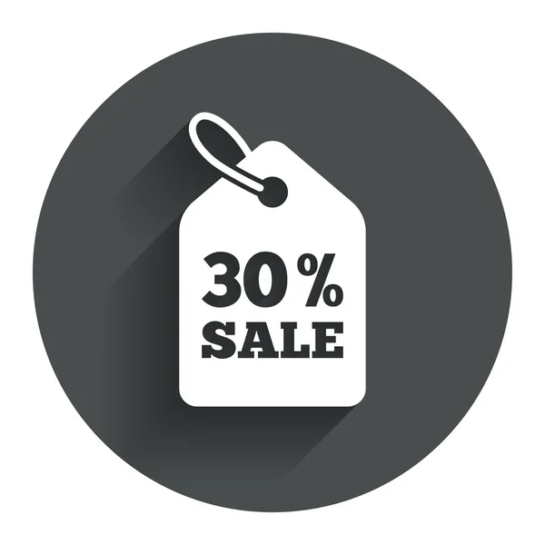 30 por ciento de precio de venta — Vector de stock