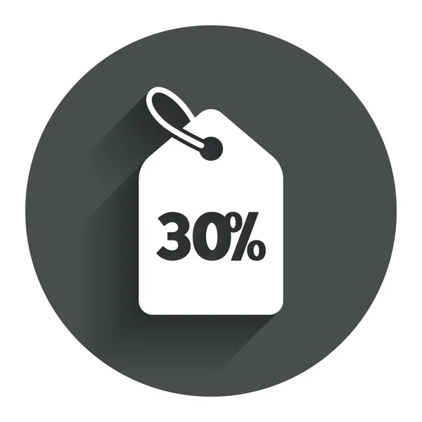 30 pour cent prix de vente — Image vectorielle