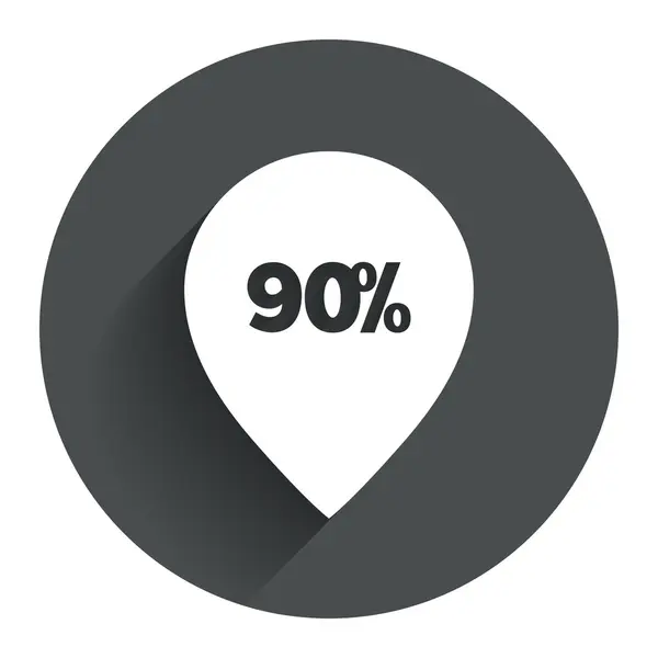 90%销售指针 — 图库矢量图片