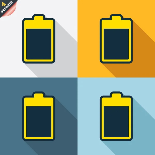 Batterij niveau tekenen — Stockvector