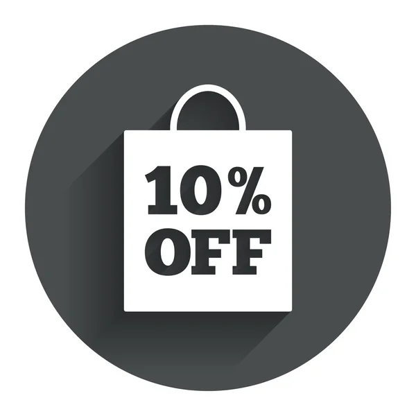 10 प्रतिशत बिक्री बैग — स्टॉक वेक्टर