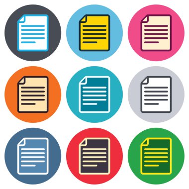 Dosya belge simgeleri