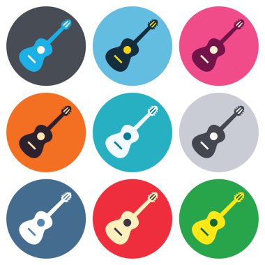 Akustik gitar işareti simgeleri