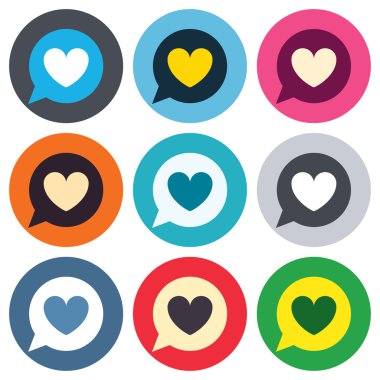 Sohbet işareti simgeleri