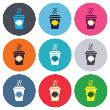 Bir kahve işareti simgeleri almak