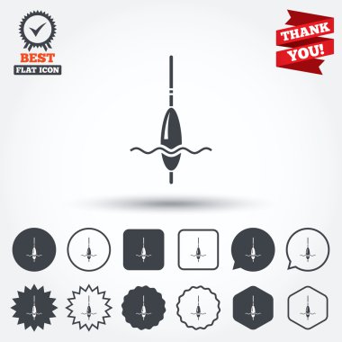 Balık tutma işareti simgeleri