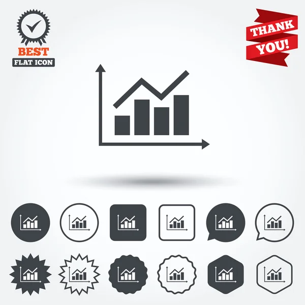 Grafik grafik işaretleri — Stok Vektör