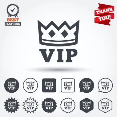 VIP işareti simgeleri