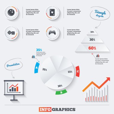 Bowling ve casino işaretleri.