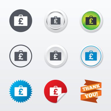 Sterlini Gbp işaretleri ile durum