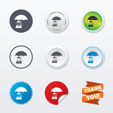 İnsan sigorta işareti simgeleri