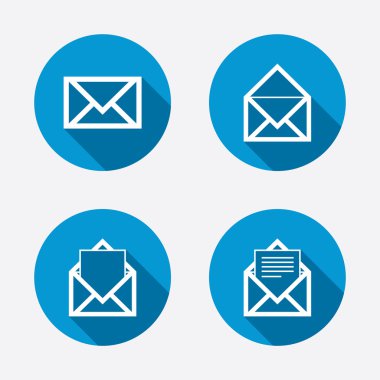 posta zarf simgeleri.