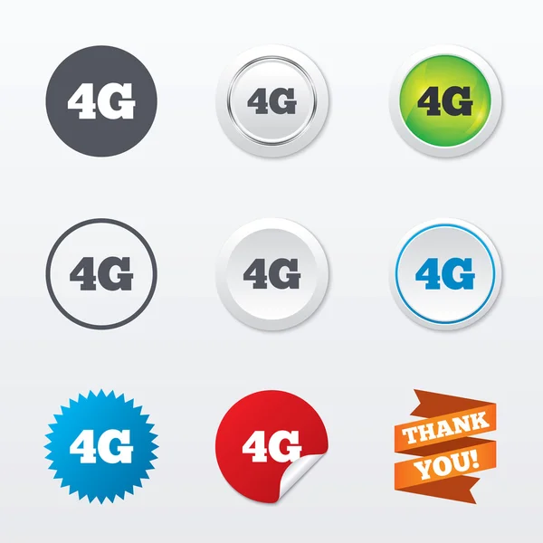 Icone della tecnologia delle telecomunicazioni mobili — Vettoriale Stock