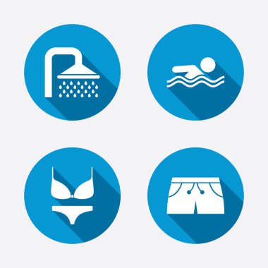 Yüzme Havuzu simgeler.