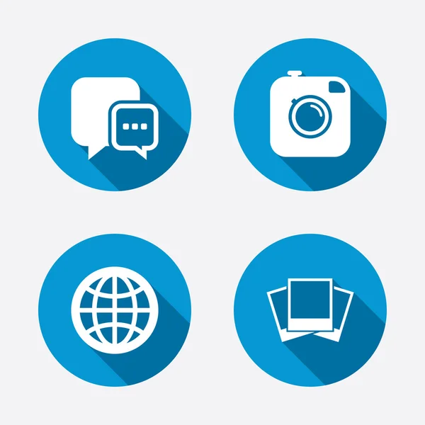 Iconos de redes sociales. — Vector de stock