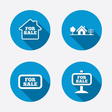 Satılık simgeler için.