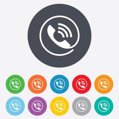 telefon işareti simgesi.