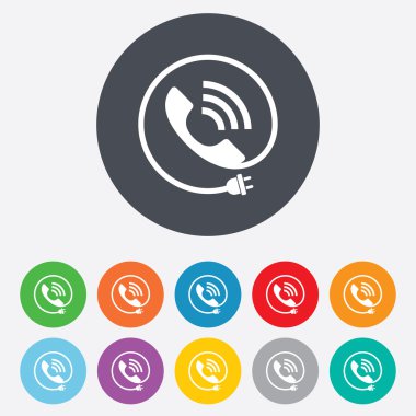 telefon işareti simgesi.