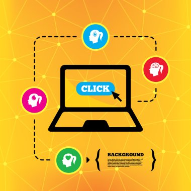 baş beyin ikonları ile