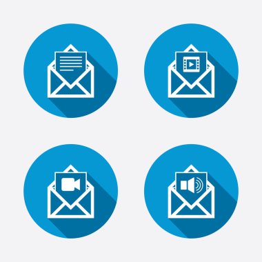 posta zarf simgeleri.