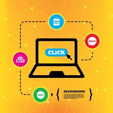 Satılık konuşma balonu simgeler