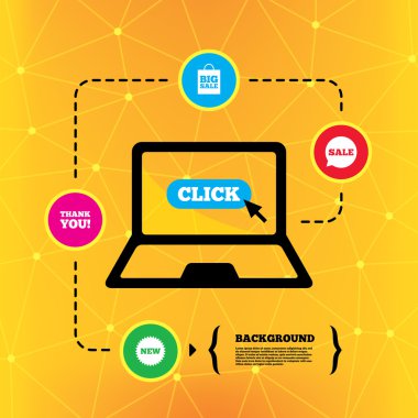 Satılık konuşma balonu simgeler