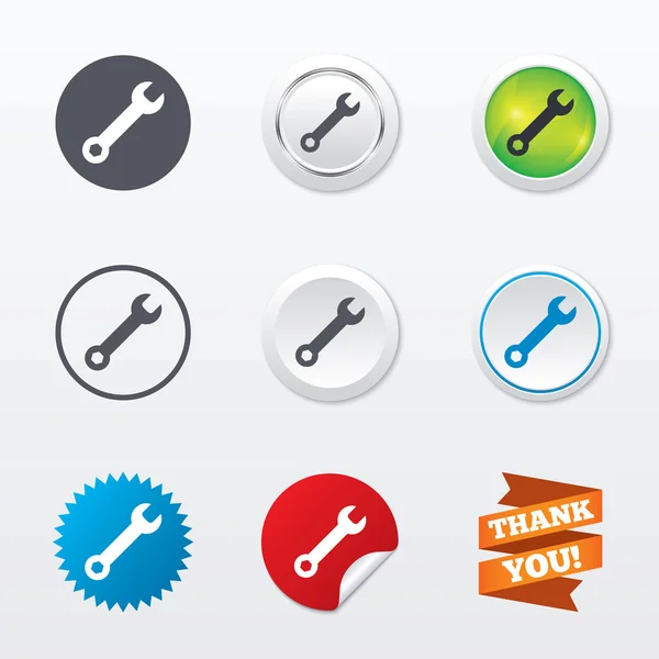 Llave iconos clave signo — Vector de stock