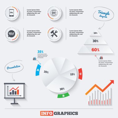 Onarım düzeltme aracı simgeler.