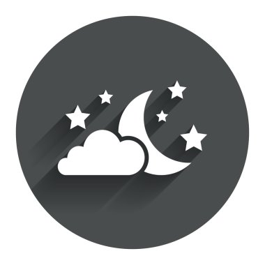 ay, bulutlar ve yıldız işareti