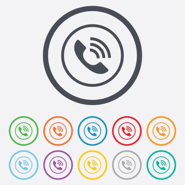 telefon işareti simgeleri