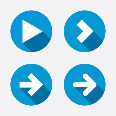 Sonraki gezinme semboller işaretler.