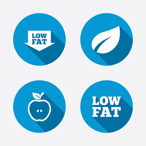 Natural Bio food icons. — Stock Vector © Blankstock #69178919