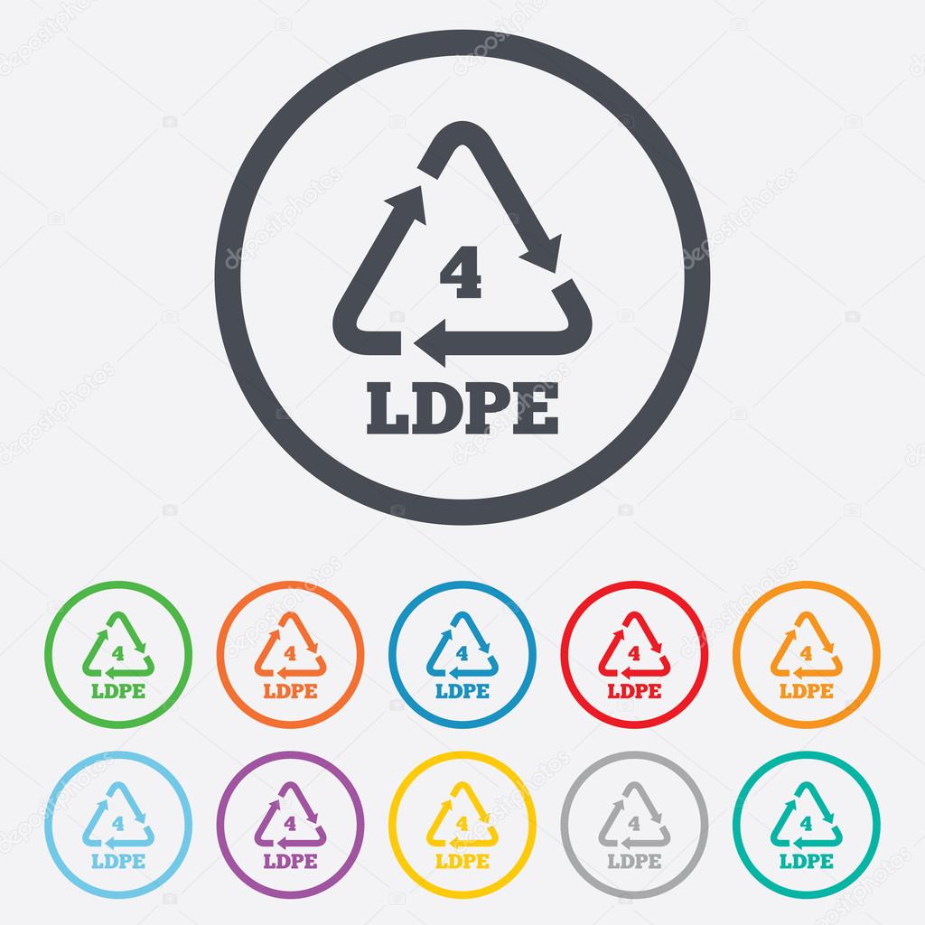 Ld-pe 4 sign icons