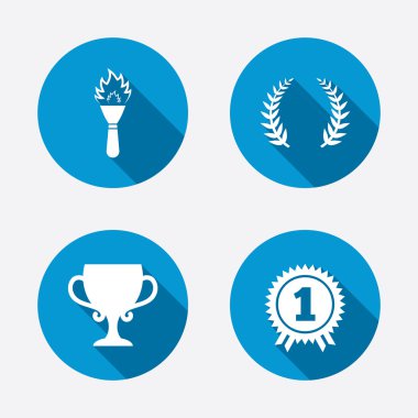 Birincilik Ödülü Kupası simgeler.
