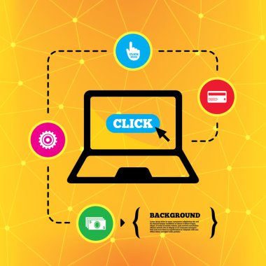 ATM Para Çekme simgeleri.