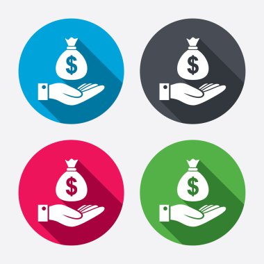 dolar ve el işaretleri