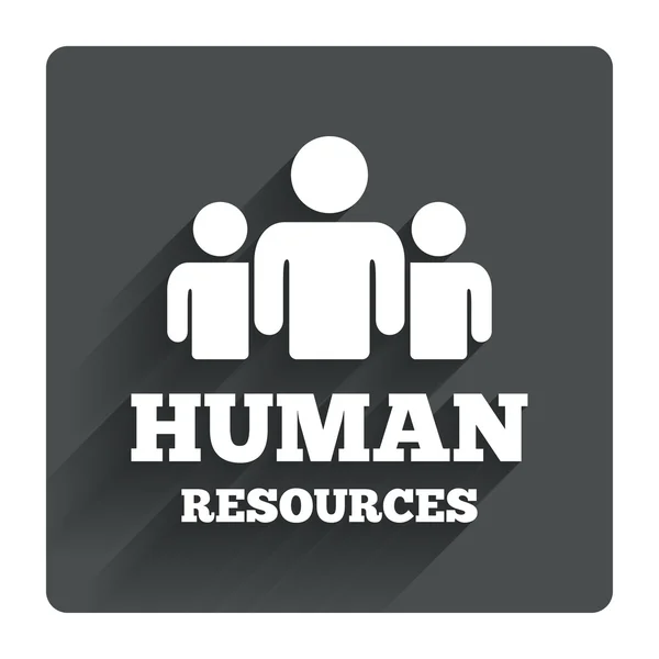 Human resources sign icon. — Stock Vector