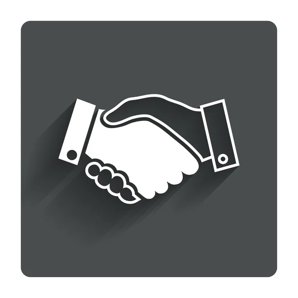 Handshake sign icon — Stock Vector