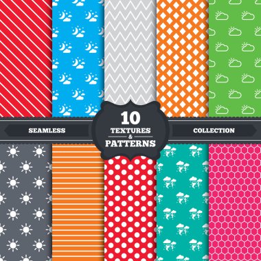 bulut ve güneş simgeler