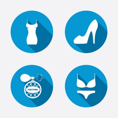 kadın elbise simgeler