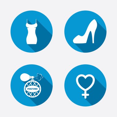 kadın elbise simgeler