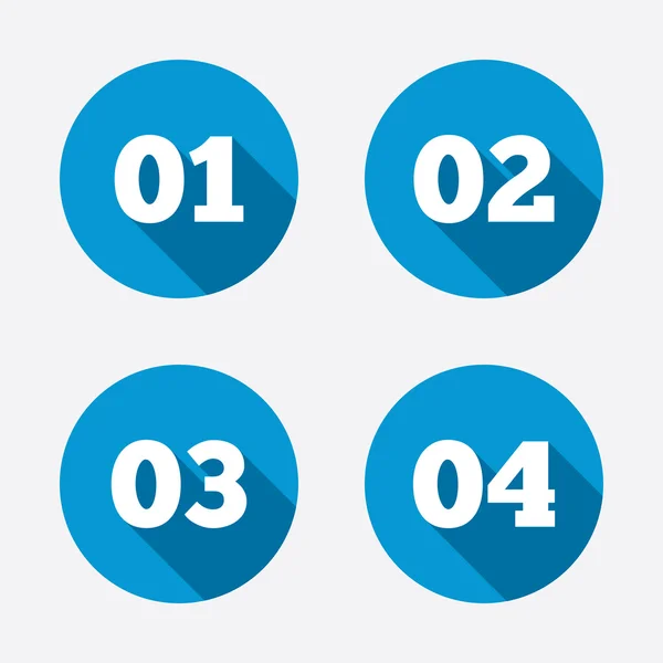 Bir, iki, üç simge adım.