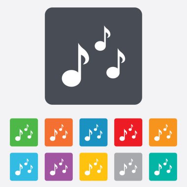 müzik notlar simgeler imzalamak