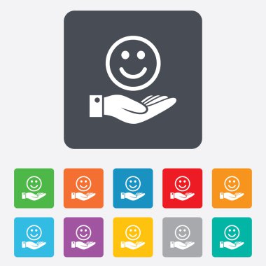 Gülümseme ve el işaretleri