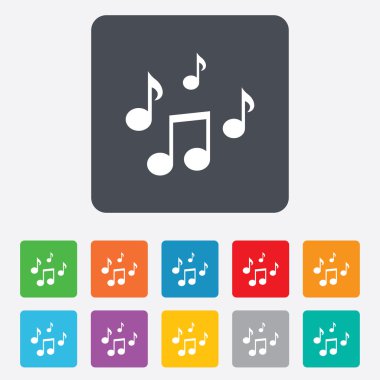 müzik notlar simgeler imzalamak