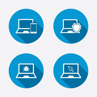 dizüstü dizüstü pc simgeler.