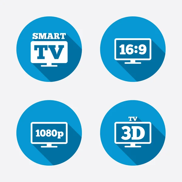 スマート テレビ モード アイコン — ストックベクタ